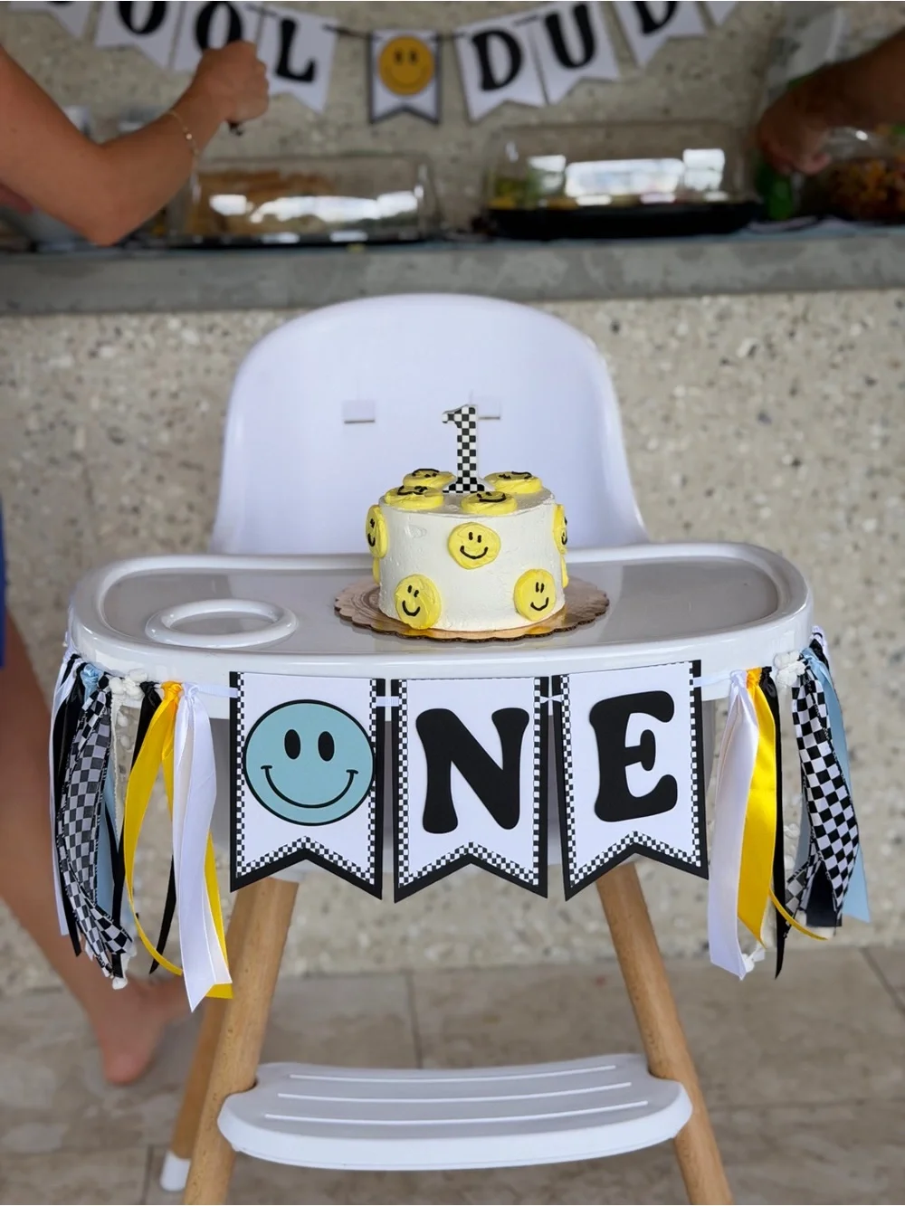 Smiley Face / ONE Cool Dude Birthday Theme Decorations